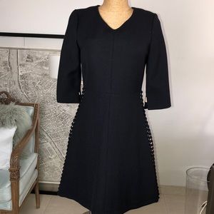 New Chloe wool navy dress size 34